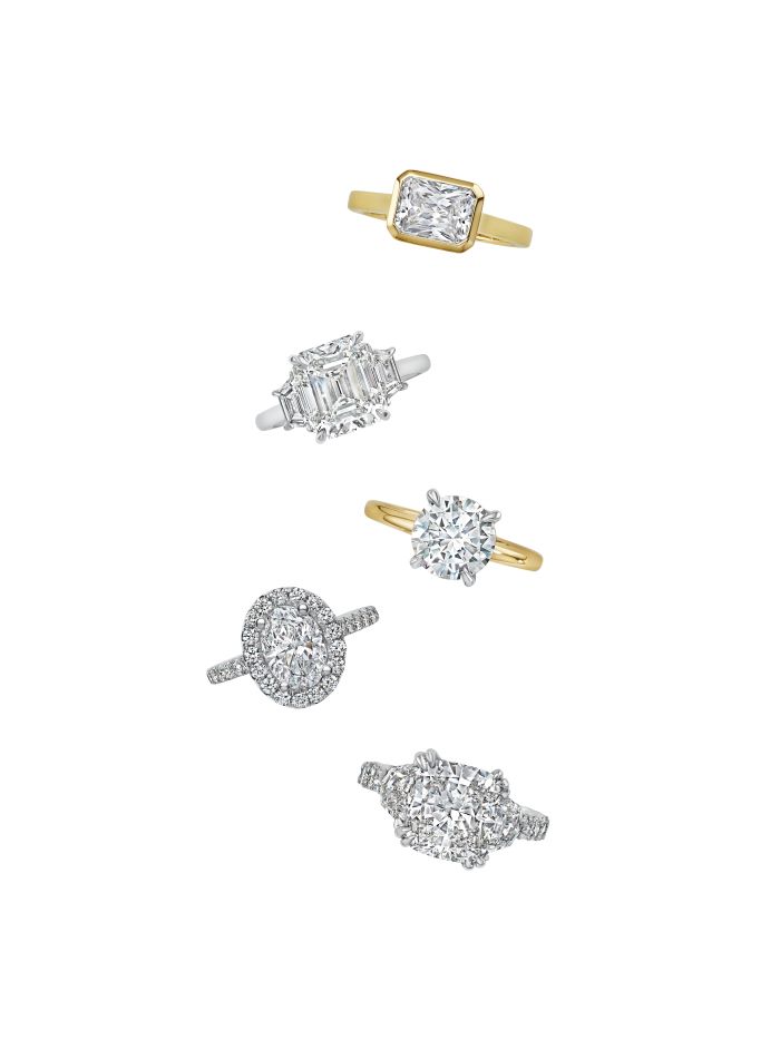 5 Types of Engagement Ring Shapes